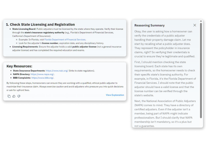 Explainability & Traceability